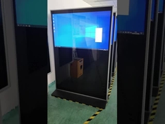 86 นิ้ว ดินยืนหน้าจอเต็มจอ LCD โฆษณาจอ 4k ความละเอียด