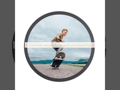 จอประกาศวงกลม จอ Android รอบ