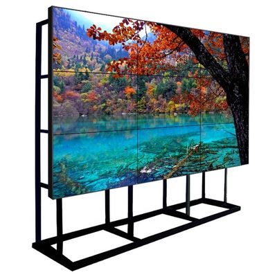 Ultra Narrow Edge UHD LCD Splicing Screen 55 นิ้ว 3.5 มิลลิเมตร ภาพในห้อง