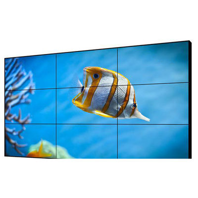 Ultra Narrow Edge UHD LCD Splicing Screen 55 นิ้ว 3.5 มิลลิเมตร ภาพในห้อง