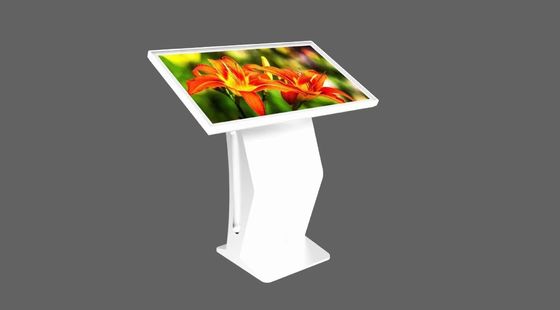 55 นิ้ว ดินยืน ทั้งหมดในหนึ่งtouchscreen Kiosk คอมพิวเตอร์ Android ระบบ Windows
