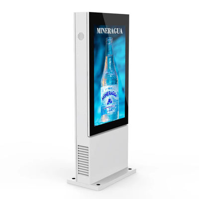 4G Outdoor Digital Display การโฆษณา 55 นิ้ว ความสว่างสูง กันน้ํา IP65