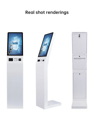 16 9 Display Proportion Self Ordering Kiosk High Durability and Fast Receipt Printing for Ordering