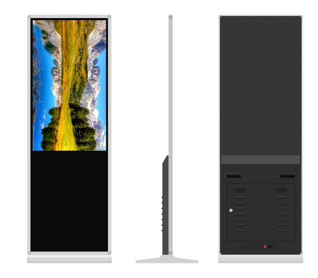 43 นิ้ว HD LCD จอแสดงผลดิจิทัลในร่มแนวตั้งพร้อมหน้าจอสัมผัส คีออสก์