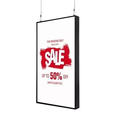 55 นิ้ว Digital Signage LCD Monitor 3000nits โปรแกรมจอโฆษณาสว่างสูง