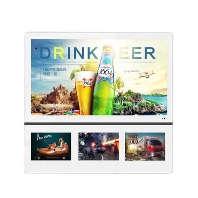 1920x1080 ลิฟท์สกรีน โฆษณา ดับเบิลสกรีน 32 นิ้ว LCD Display สําหรับลิฟท์