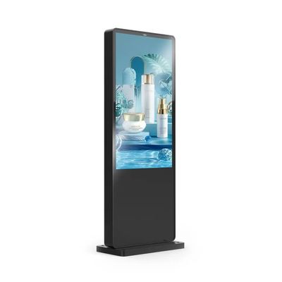 IP65 Ultrathin Outdoor Digital Signage Display การบํารุงรักษาฟรีสําหรับโฆษณา
