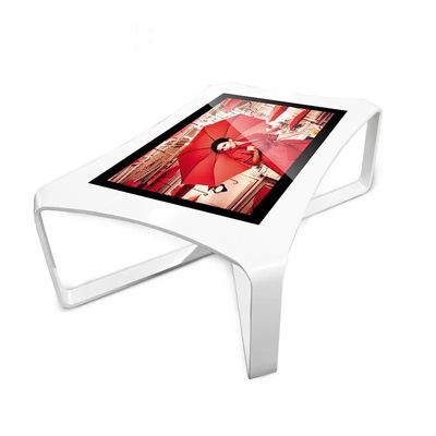 โต๊ะจอสัมผัสอินเตอร์เอ็กเตอร์ 43 นิ้ว Multi-Touch พร้อมความละเอียด 1920X1080 สําหรับแอปพลิเคชั่นโต๊ะกาแฟสมาร์ท