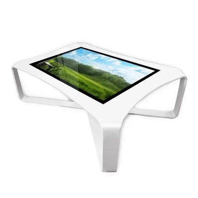 โต๊ะจอสัมผัสอินเตอร์เอ็กเตอร์ 43 นิ้ว Multi-Touch พร้อมความละเอียด 1920X1080 สําหรับแอปพลิเคชั่นโต๊ะกาแฟสมาร์ท