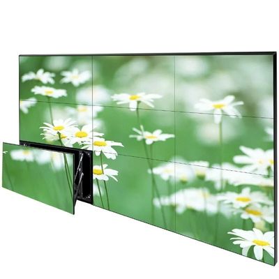 จอ LCD แบบต่อผนังขนาด 55 นิ้ว ความละเอียด 4K ขอบจอแคบสำหรับงานวิดีโอวอลล์