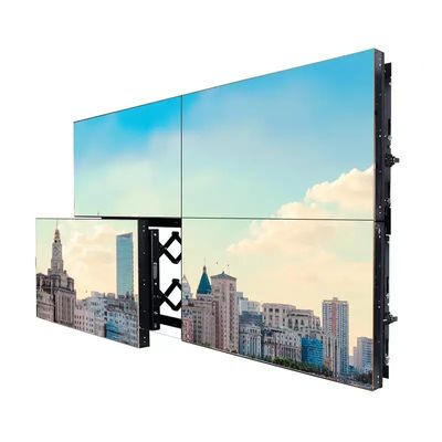 ผนังต่อจอ LCD 65 นิ้ว ความละเอียด 4K ขอบจอ 3.5 มม. สำหรับจอภาพวิดีโอวอลล์ความละเอียดสูง