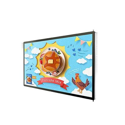จอแสดงผลโฆษณาดิจิทัล LCD ความสว่างสูง 125W พร้อมอัตราส่วนคอนทราสต์ 3000:1 สำหรับป้ายดิจิทัล