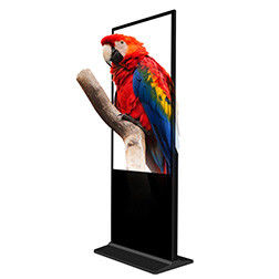 55 นิ้วพื้นยืน 4K LCD โฆษณาแสดงออก Digital Signage วิดีโอผนังด้วยความละเอียด 1920x1080