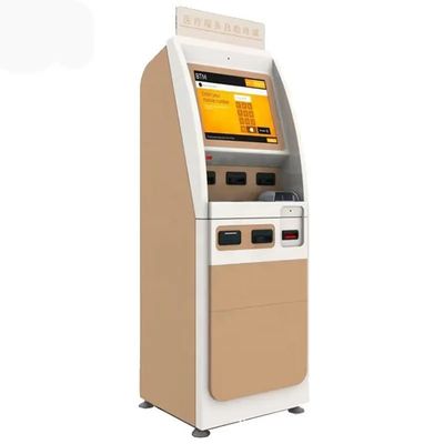 OEM 22 นิ้ว มัลติฟันชัน ทัชสกรีน คิโอสค์บริการตนเอง พร้อมเครื่องอ่านบัตรประชาชนและเครื่องพิมพ์ใบเสร็จ