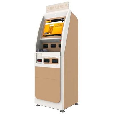 OEM 22 นิ้ว มัลติฟันชัน ทัชสกรีน คิโอสค์บริการตนเอง พร้อมเครื่องอ่านบัตรประชาชนและเครื่องพิมพ์ใบเสร็จ