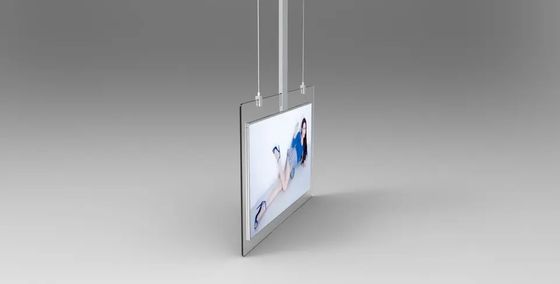 หน้าจอคู่ 55 นิ้ว ความสว่างสูง โปรแกรมโฆษณา LCD Player 1500 นิต