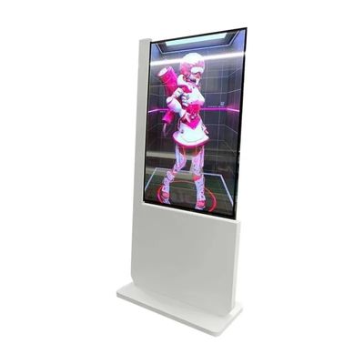 ตู้โชว์ LCD โปร่งใสขนาด 55 นิ้ว ความละเอียด 1920 x 1080 พร้อมขาตั้งพื้น จอ OLED