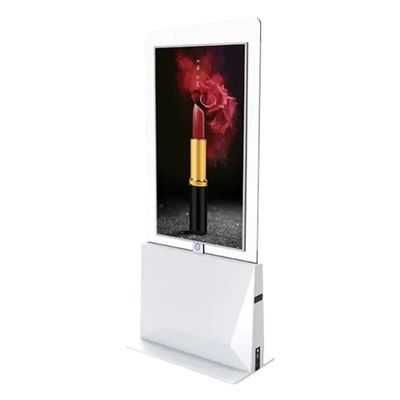 ตู้โชว์ LCD โปร่งใสขนาด 55 นิ้ว ความละเอียด 1920 x 1080 พร้อมขาตั้งพื้น จอ OLED