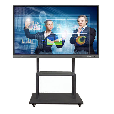 มอนิเตอร์จอสัมผัสขนาด 75 นิ้ว จอแสดงผลติดผนัง Android TV All In One Touch Screen Kiosk