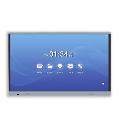 มอนิเตอร์จอสัมผัสอินฟราเรดขนาด 65 นิ้ว โทรศัพท์มือถือ All-In-One Touch Kiosk 350 Cd/M2