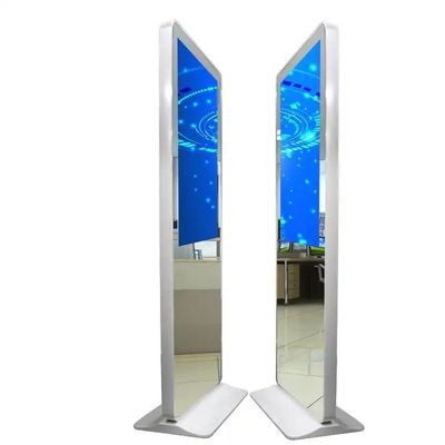 55 นิ้ว กระจกจอสัมผัสจอจดจําหน่าย Android Kiosks ultra thin
