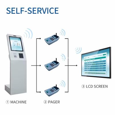 โรงแรม โรงพยาบาล สอบถาม คิโอสก์บริการตนเอง 22Inch Touch Screen Bank Bill Terminal