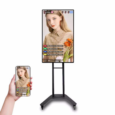 จอโฆษณา LCD ความละเอียดสูง มีมุมมอง 178° และประปาไฟฟ้า 110-240 วอลต์ สําหรับป้ายดิจิตอลพาณิชย์