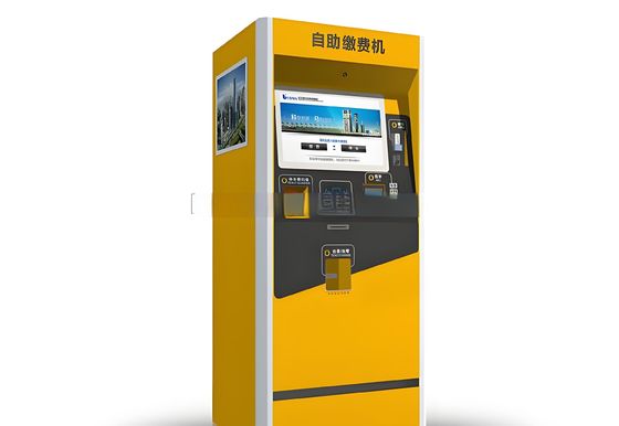 หน้าจอสัมผัสขนาด 15 นิ้ว รถจอดรถ Self Service Kiosk การบํารุงรักษาและความสอดคล้องต่ํา