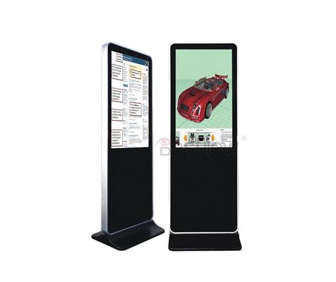 21.5 นิ้ว ชั้นยืน Kiosk การสั่งซื้อด้วยตนเองด้วยจอสัมผัสขนาด 10 จุดและเครื่องพิมพ์ความร้อน optional