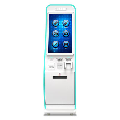 21.5/32 นิ้ว มอนิเตอร์สัมผัส Kiosk การตรวจสอบด้วยตนเองกับ Android / Windows OS และ WiFi / Ethernet / Bluetooth / 3G / 4G การเชื่อมต่อ