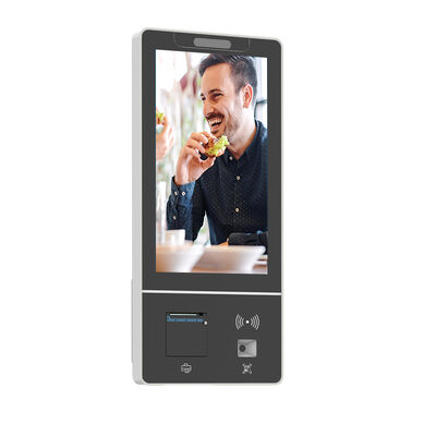 10-Point Capacitive Touch Screen Self Ordering Kiosk ด้วยความละเอียด 1920x1080 และติดผนัง