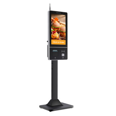 10-Point Capacitive Touch Screen Self Ordering Kiosk ด้วยความละเอียด 1920x1080 และติดผนัง