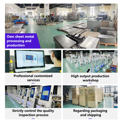 32-inch Capacitive Touch Screen Self Service Kiosk with Facial Recognition and Floor Standing Design for Hotel Check-in