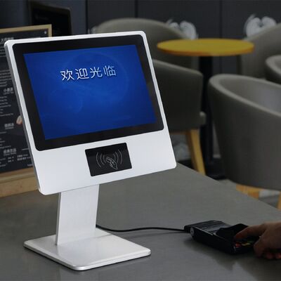 12.1 นิ้ว โคสก์ Self-service ที่ติดตั้งติดผนัง พร้อมจอสัมผัสขนาด 10 จุด สําหรับใช้ในห้อง