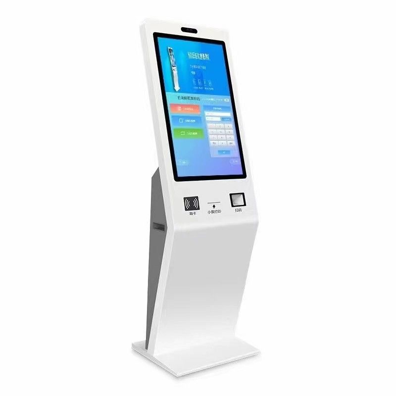 32 นิ้ว โลหะจอสัมผัส Self-Service Kiosk การบํารุงรักษาต่ําสําหรับการสั่งอาหาร