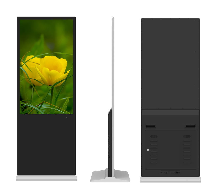 หน้าจอโฆษณา LCD Stand Alone ขนาด 49 นิ้ว พร้อมจอป้ายดิจิตอลความละเอียด 4K