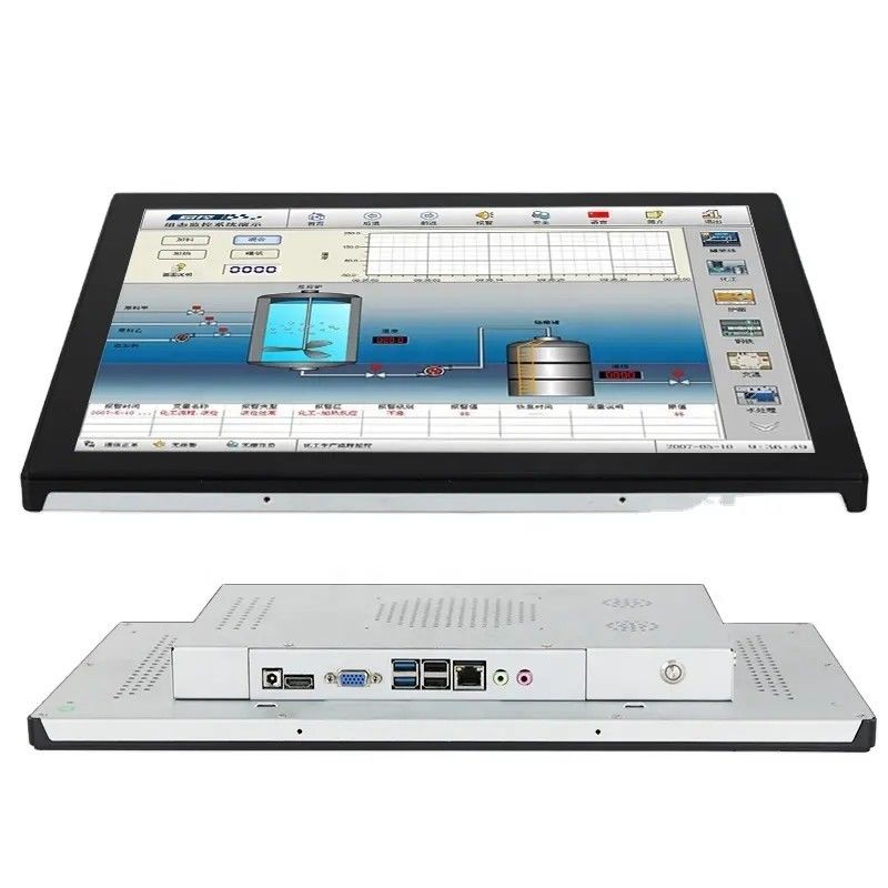 22 นิ้ว IR Touch Screen Monitor Display All In One PC พร้อม IP65 กันน้ํา อินเตอร์เอกทีฟ แพลท แพนล์