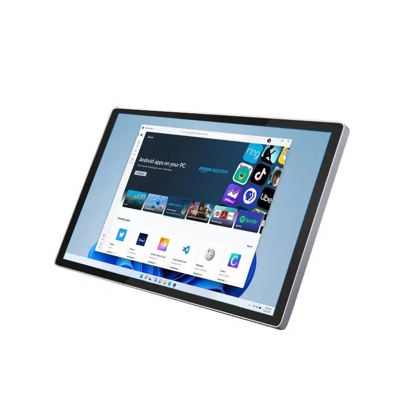 All In One Touch Screen Kiosk Display 21.5 นิ้ว ติดผนัง วินโดว์ แอนดรอยด์ OS