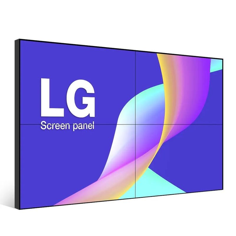 75 นิ้ว LCD Splicing Wall Video Wall ความสว่างสูงและมุมมองกว้างสำหรับป้ายดิจิทัล