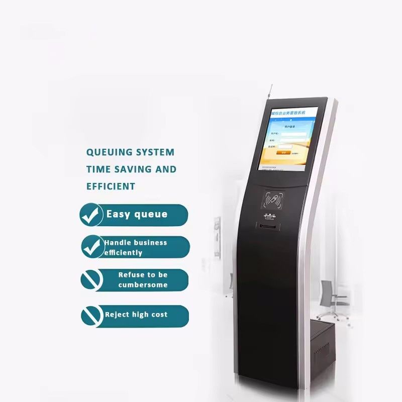 Windows 10 Touch Screen Digital Kiosk พร้อมหน้าจอ 19 นิ้ว และ SSD ขนาด 128GB สําหรับการบริการด้วยตนเองแบบอินเตอร์เอ็กซ์