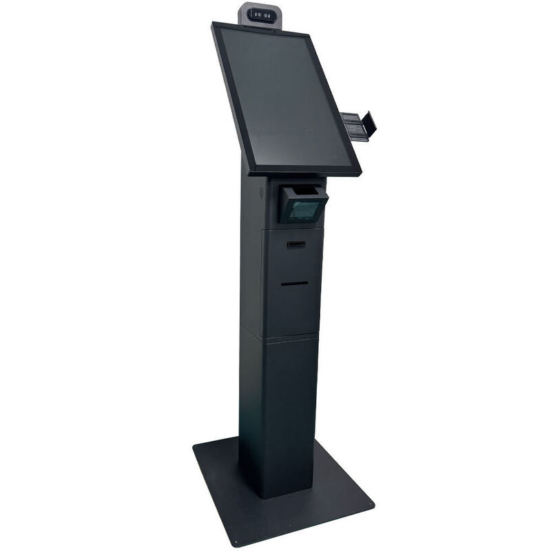Kiosk ตรวจสอบตัวเอง 24 นิ้ว พร้อมระบบจํานองใบหน้าและระบบปฏิบัติการ Windows 10 เพื่อการเข้าถึงที่ปลอดภัย