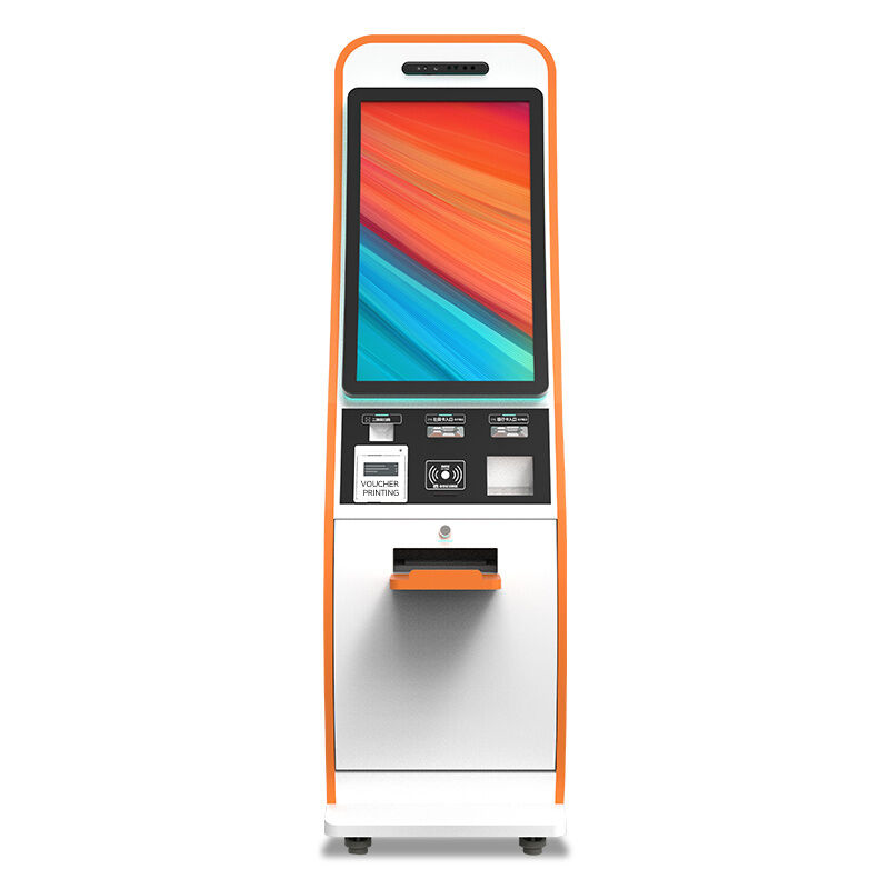 21.5/32 นิ้ว มอนิเตอร์สัมผัส Kiosk การตรวจสอบด้วยตนเองกับ Android / Windows OS และ WiFi / Ethernet / Bluetooth / 3G / 4G การเชื่อมต่อ