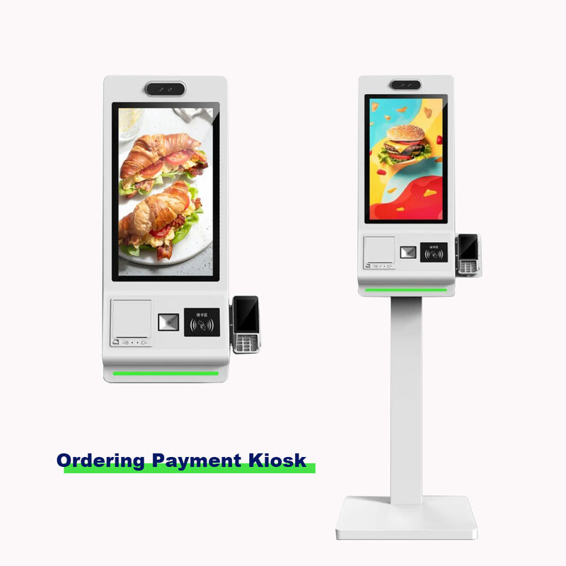 21.5/23.8/32 นิ้ว ชั้นยืน Kiosk การสั่งซื้อด้วยตนเองกับ SDK Android / Windows OS คิโอสก์การชําระเงินจอสัมผัสสําหรับซุปเปอร์มาร์เก็ต